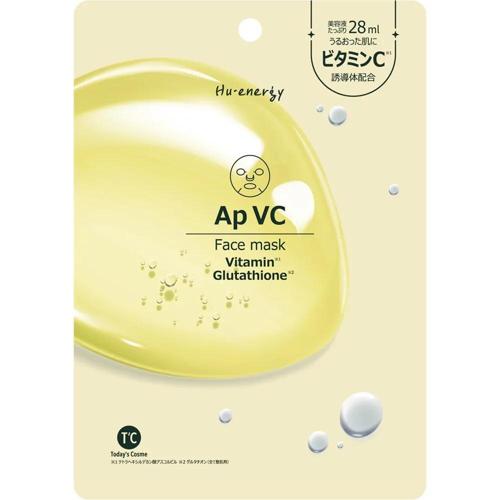 Popberry Hu Energy Face Mask Ap VC Brightening 1 Sheet