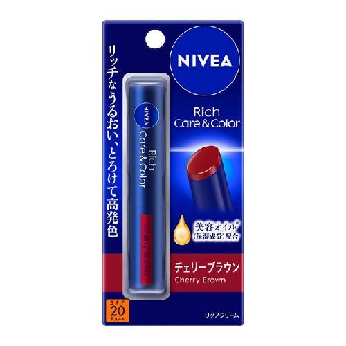 Nivea Rich Care Color Lip Cherry Brown 2g