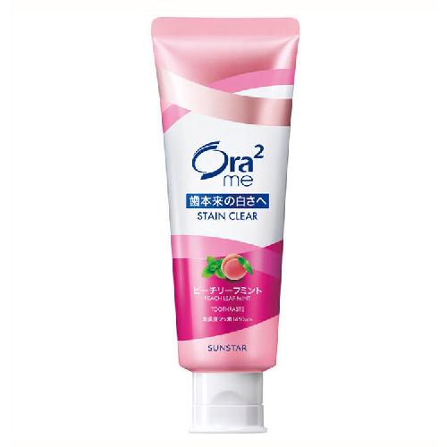 Sunstar Ora2 Me Stain Clear Toothpaste Peach Mint 130g