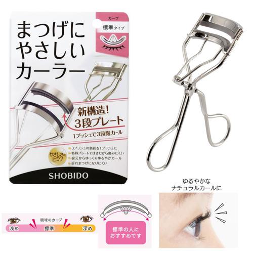 SHOBIDO Eyelash-Friendly Curler Standard with Replacement