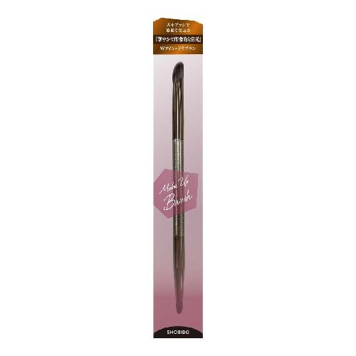 SHOBIDO Double-Ended Eyeshadow Brush