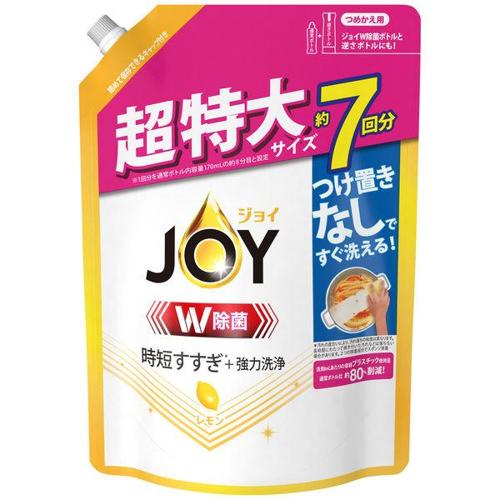 P&G 除菌ジョイ コンパクト 食器用洗剤「レモンの香り」 つめかえ用 910ml