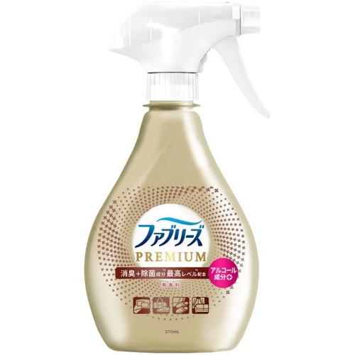 P&G ファブリーズ Premium W除菌+消臭 布用消臭スプレー(無香料)本体 370ml