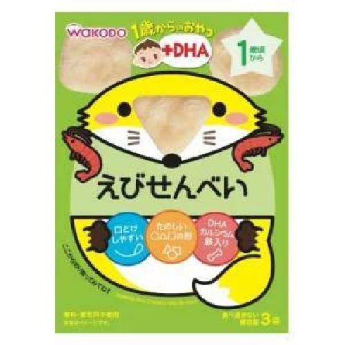 Wakodo DHA Shrimp Cracker 6g x 3